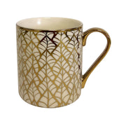 Certified International Gold Plated Mugs Mosaic Gold Plated Can Mugs (6) asst