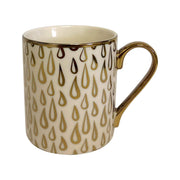 Certified International Gold Plated Mugs Mosaic Gold Plated Can Mugs (6) asst