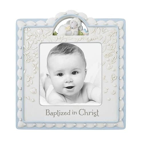 Christian Brands Baptized in Christ Photo Frame Blue