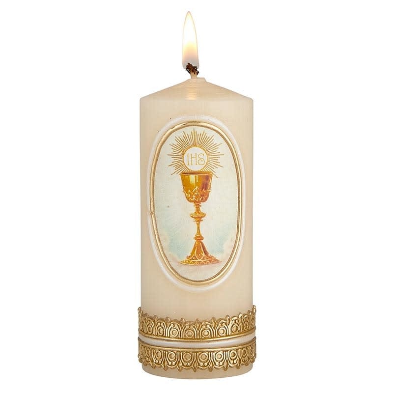 Christian Brands Candle Chalice & Host