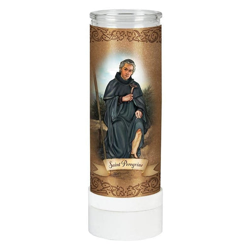 Christian Brands Candles St. Peregrine Battery Operated Candle