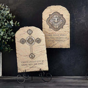 Christian Brands Confirmation Arched Tile Plaque With Wire Stand