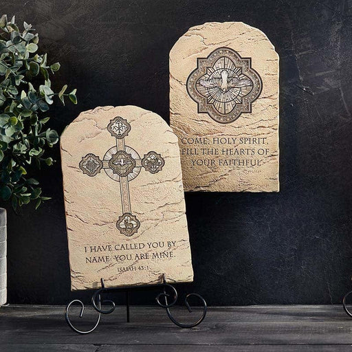 Christian Brands Confirmation Arched Tile Plaque With Wire Stand