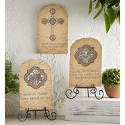 Christian Brands Confirmation Arched Tile Plaque With Wire Stand
