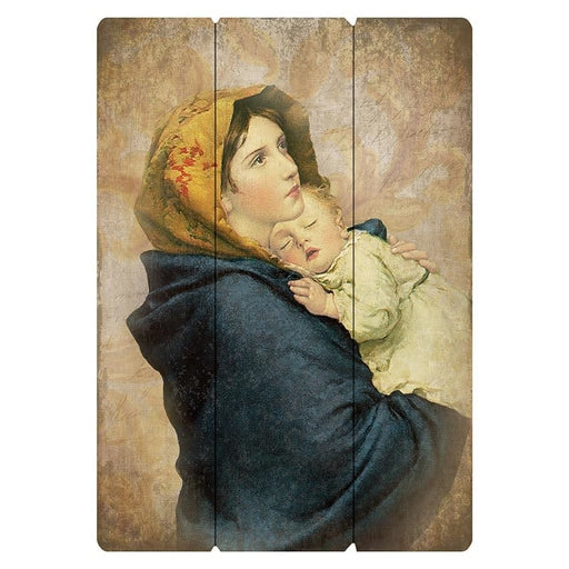 Christian Brands Ferruzzi Madonna of The Saintreets Large Pallet Sign