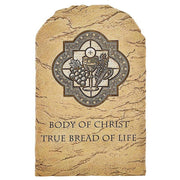 Christian Brands First Communion Arched Tile Plaque With Wire Stand