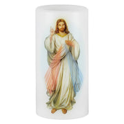 Christian Brands Flickering Flameless Devotional Candle - Divine Mercy