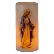 Christian Brands Flickering Flameless Devotional Candle - Our Lady of Grace