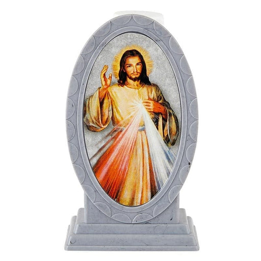 Christian Brands Holy Water Bottle with Holder - Divine Mercy