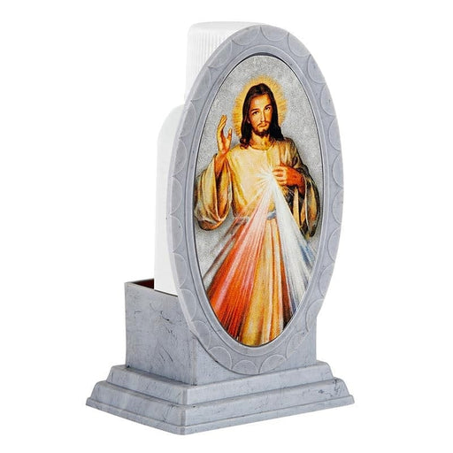 Christian Brands Holy Water Bottle with Holder - Divine Mercy