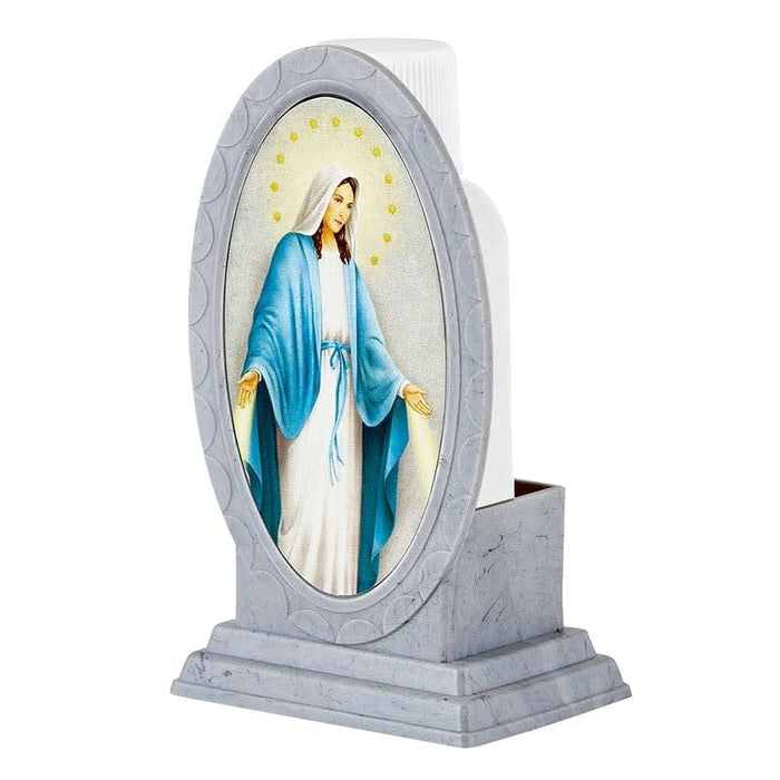 Christian Brands Holy Water Bottle with Holder - Our Lady of Grace