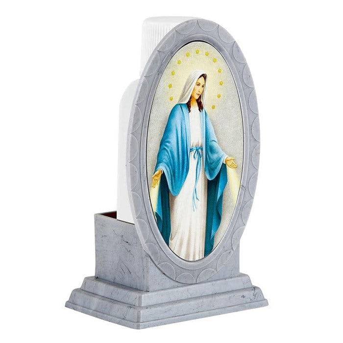 Christian Brands Holy Water Bottle with Holder - Our Lady of Grace