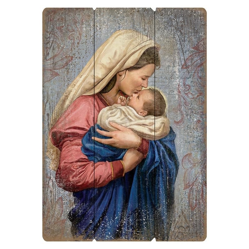 Christian Brands Madonna & Child Large Pallet Sign