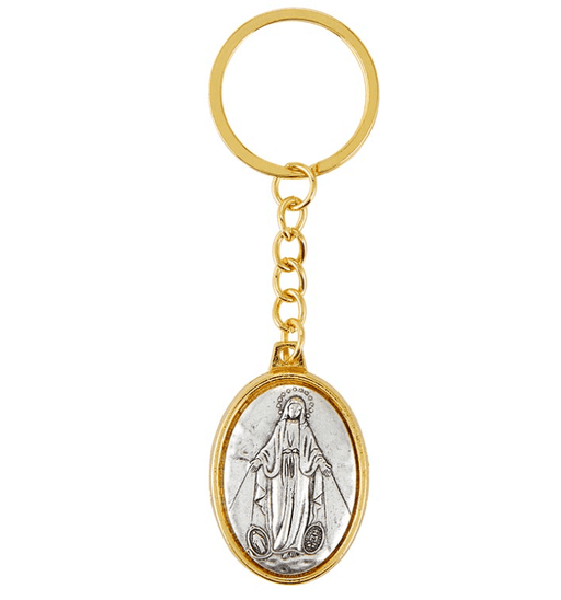 Christian Brands Our Lady Of Grace Icon Keychain