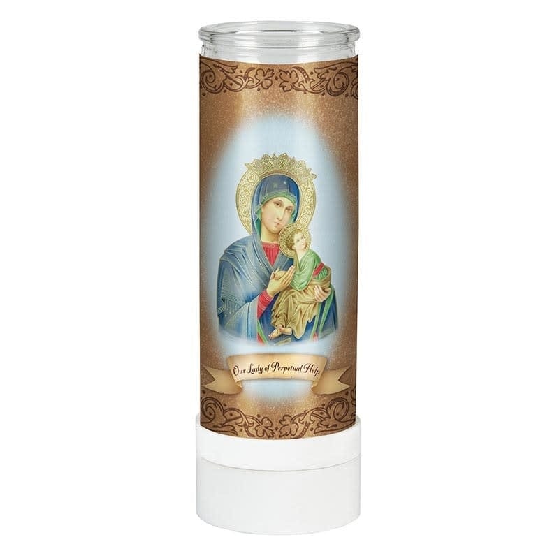 Christian Brands Our Lady of Perpetual Help Battery Candle
