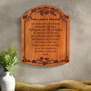 Christian Brands Religious Items 10" The Lord's Prayer Carved Wood Plaque