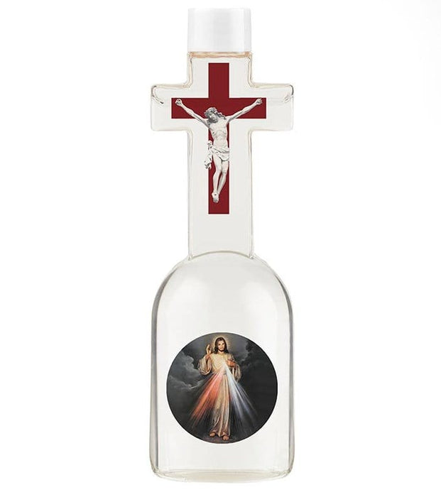 Christian Brands Religious Items Divine Mercy Ornate Holy Water Bottle