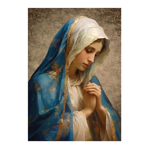 Christian Brands Religious Items Hail Mary Wood Plaque 5"