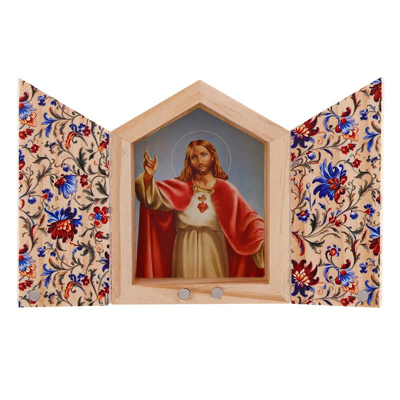 Christian Brands Religious Items Sacred Heart Diptych
