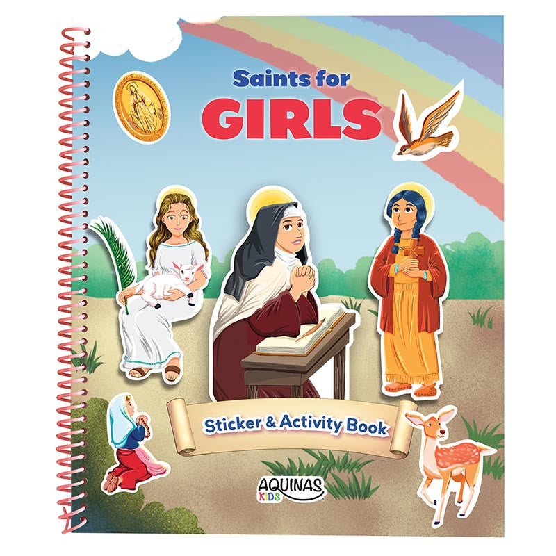 Christian Brands Religious Items Saints for Girls Sticker Activity