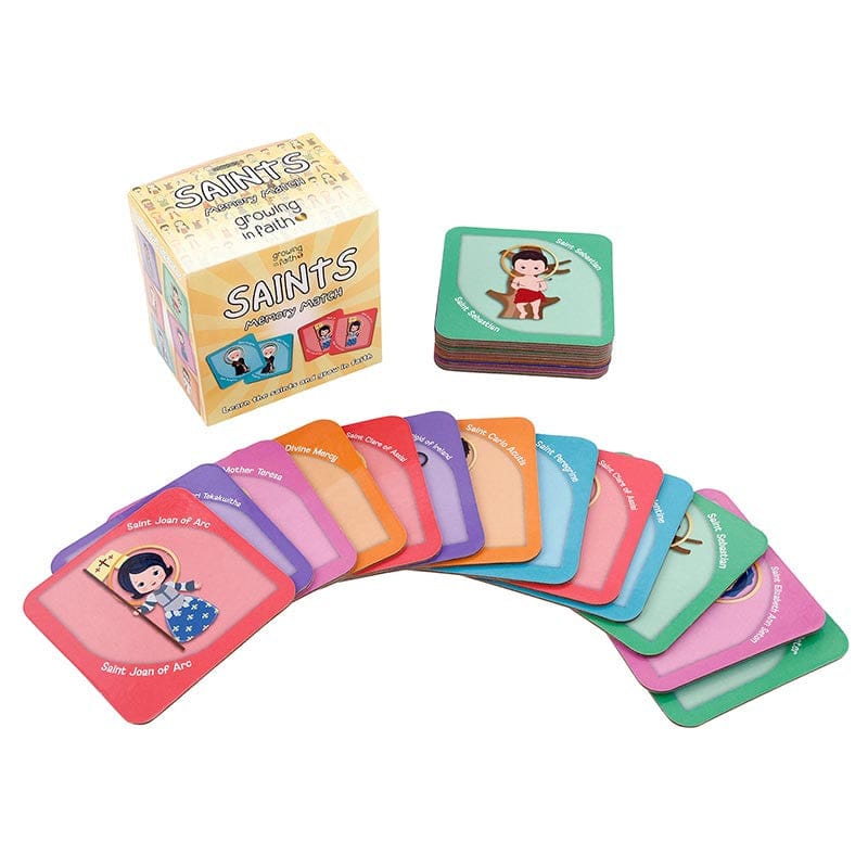 Christian Brands Religious Items Saints Memory Match Game Series 1
