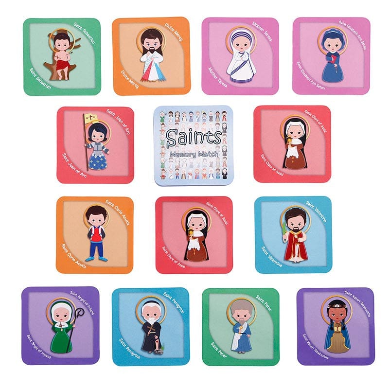 Christian Brands Religious Items Saints Memory Match Game Series 1