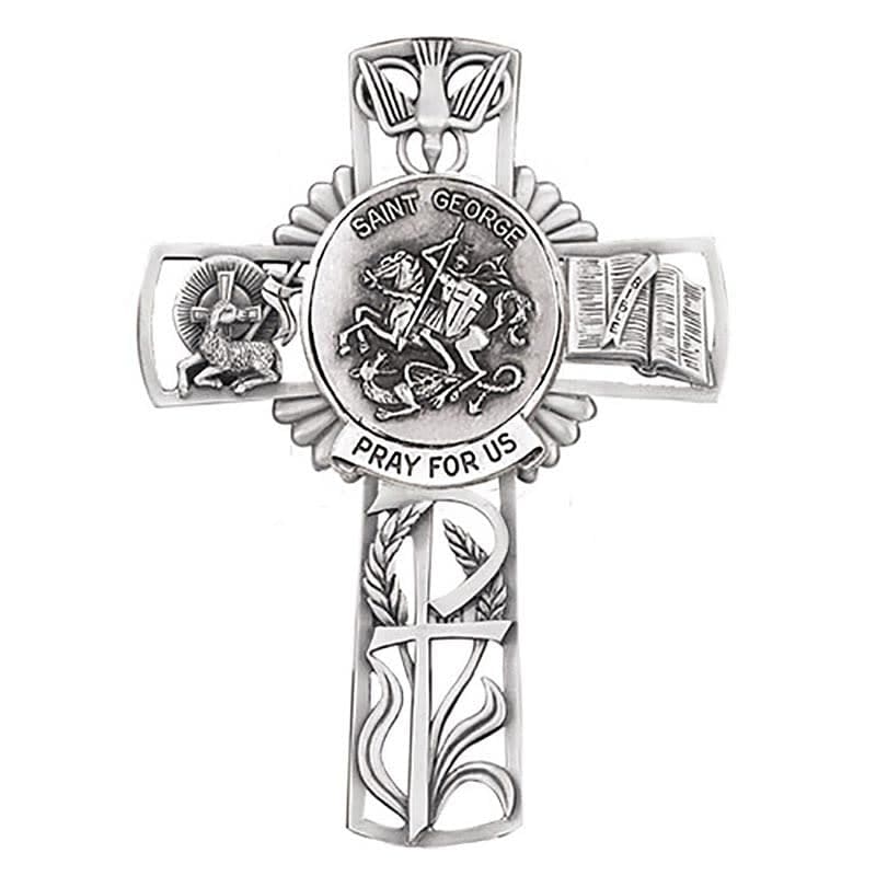 Christian Brands St. George Wall Cross