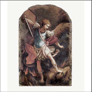 Christian Brands St Michael arched Tile Plaque