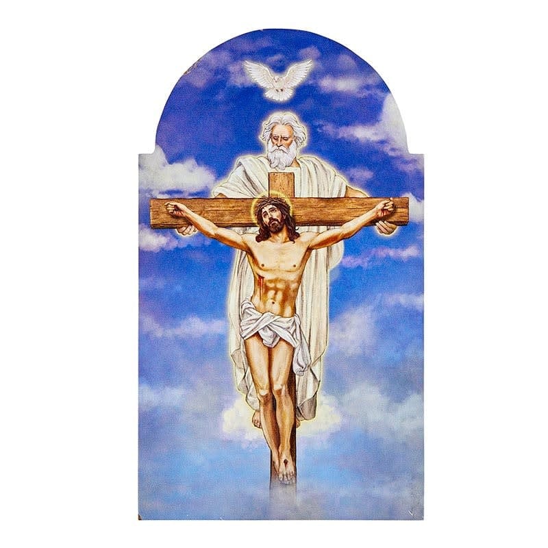Trinity God The Father - Arched Wood Plaque — Treasured Accents