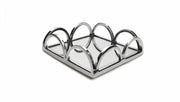 Classic Touch Square Napkin Holder/ Mirror Tray with Loop Design