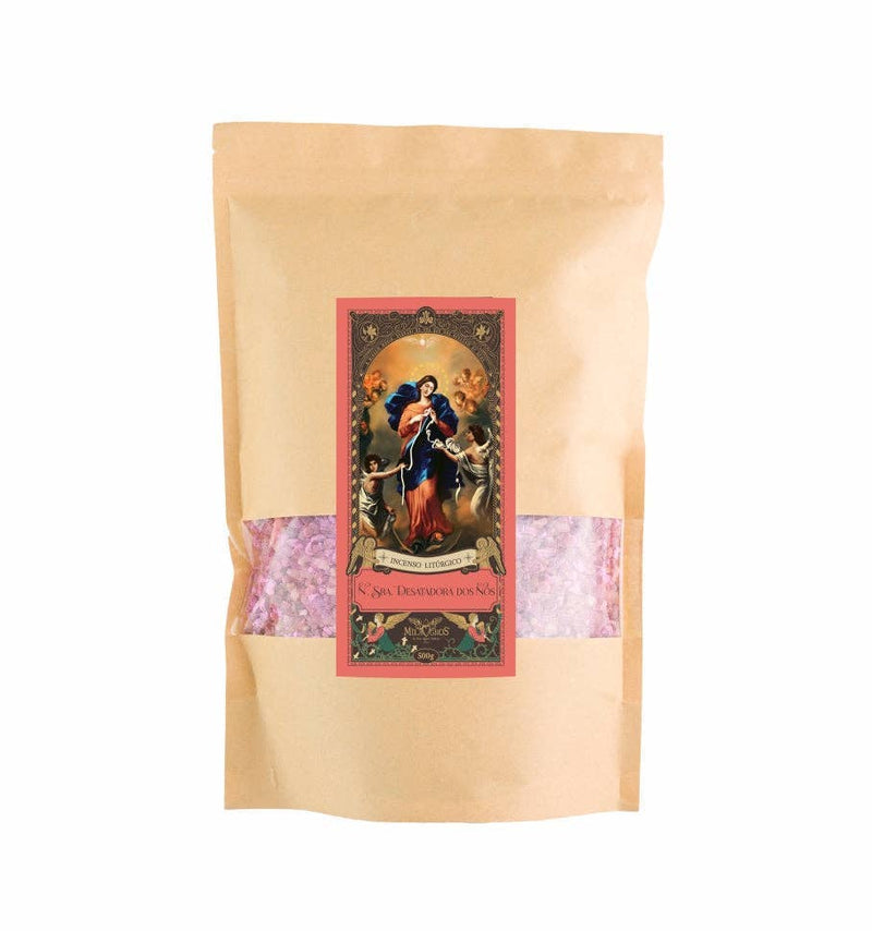 Clero USA Our Lady Untier of Knots Resin Incense — Rose and Franciscan Incense: 1.7oz