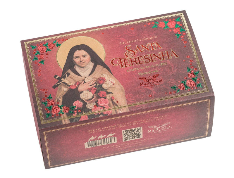 Clero USA Saint Therese of Lisieux Red Prayer Kit — Rose, Floral