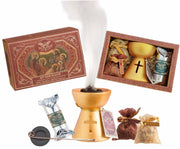 Clero USA Three Wise Men Biblical Incense Kit — Frankincense, Myrrh, Gold