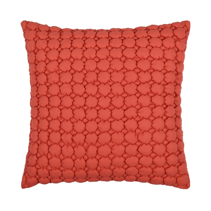 Cloud Puff 20" Square Quilted Decorative Throw Pillow