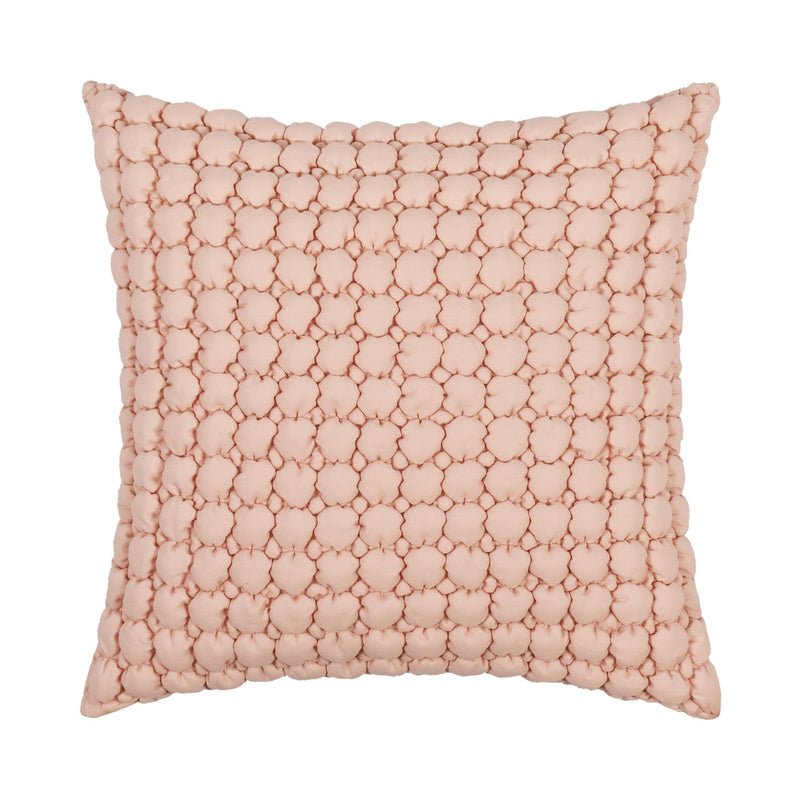 Cloud Puff 20" Square Quilted Decorative Throw Pillow