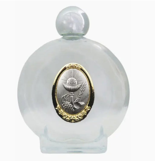 Communion Holy Water Bottle 3.25x4.5" - Treasured Accents