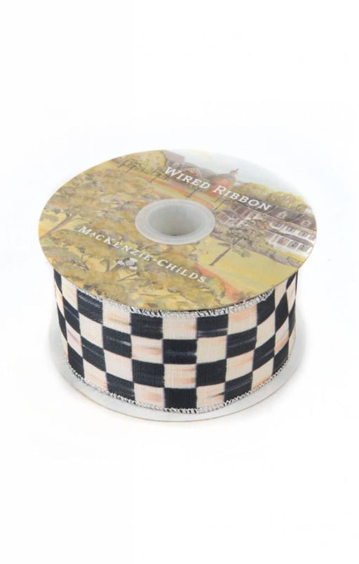 Courtly Check 2" Ribbon - Silver Lining - Treasured Accents