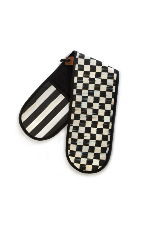 Courtly Check Double Oven Mitt - Large - Treasured Accents