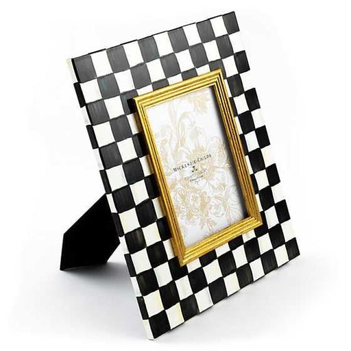 Courtly Check Enamel Frame - 5" x 7" - Treasured Accents