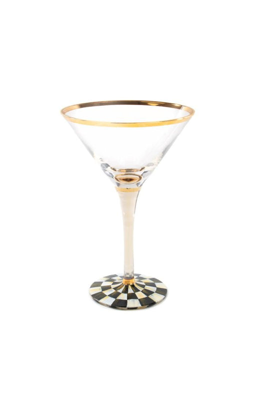 Courtly Check Martini Glass - Treasured Accents