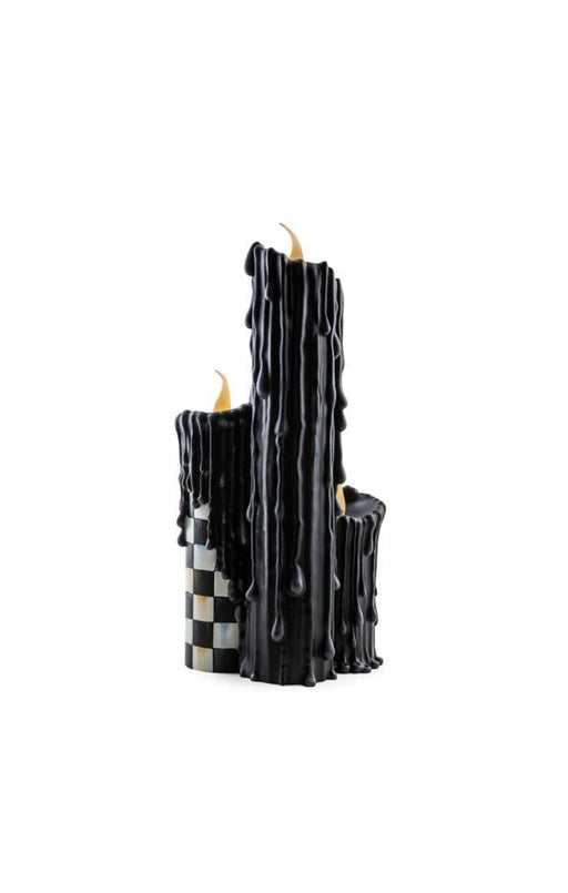 courtly check melting candle cluster - Treasured Accents