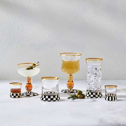 Courtly Check Shot Glass - Treasured Accents