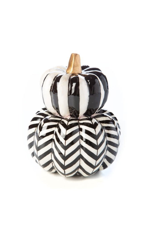 Courtly Stacked Pumpkins - Treasured Accents