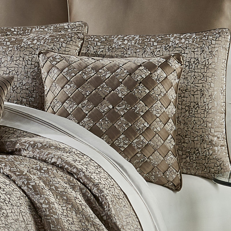Cracked Ice 18" Square Decorative Throw Pillow