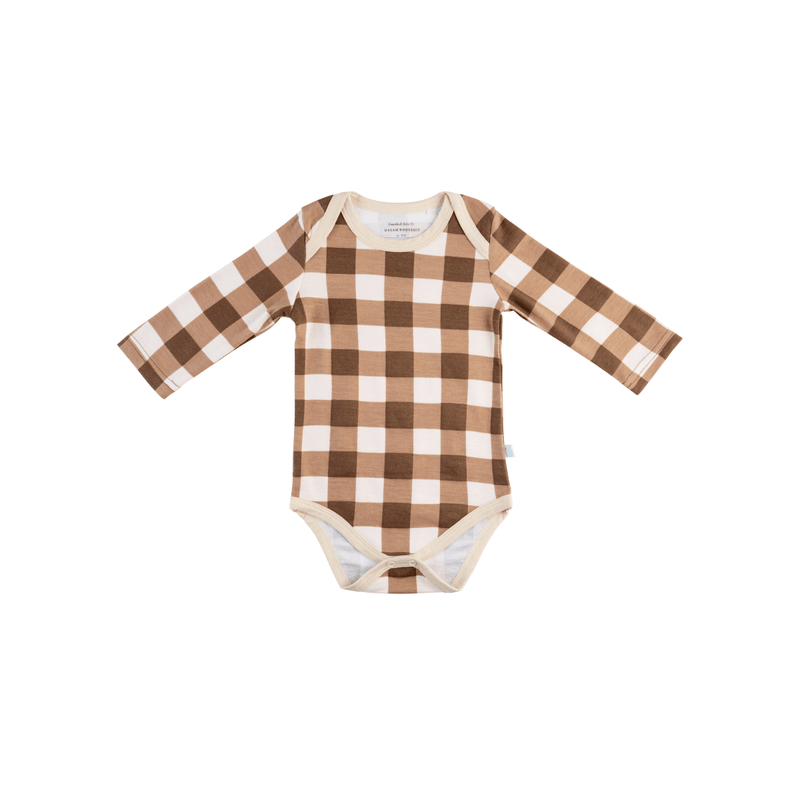 Dreamland Baby Pajamas Baby Long-Sleeve Bamboo Bodysuit