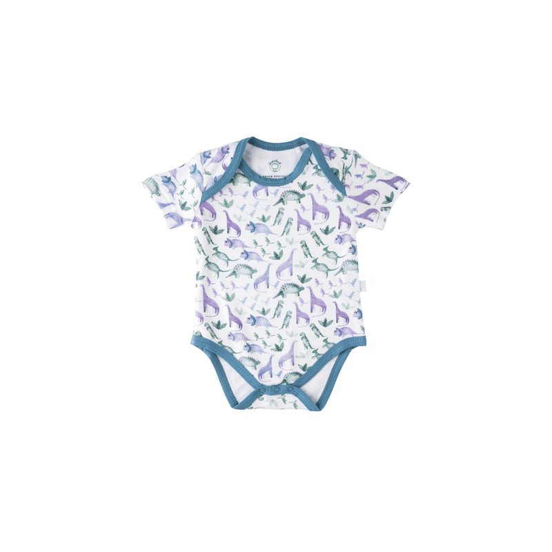 Dreamland Baby Pajamas Baby Short-Sleeve Bamboo Bodysuit