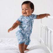 Dreamland Baby Pajamas Baby Short-Sleeve Bamboo Romper