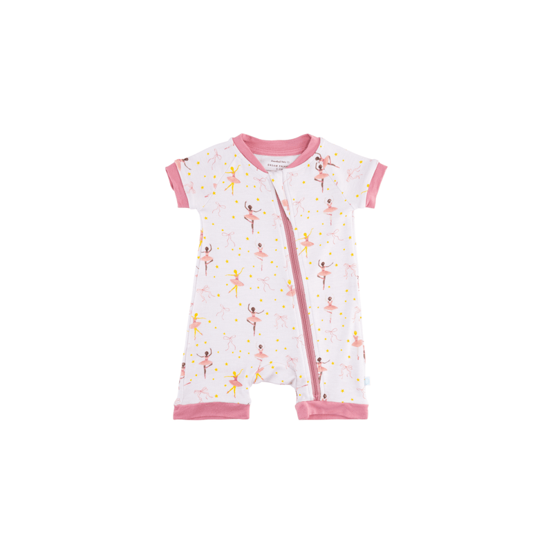 Dreamland Baby Pajamas Baby Short-Sleeve Bamboo Romper