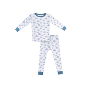 Dreamland Baby Pajamas Toddler/Kids Bamboo Pajamas - Blue Rainbow