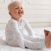 Dreamland Baby Pajamas Toddler/Kids Bamboo Pajamas - Grey Star
